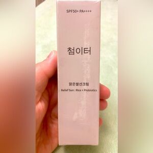 SPF50+ PA++++ Relief Sun Cream. Made in Korea